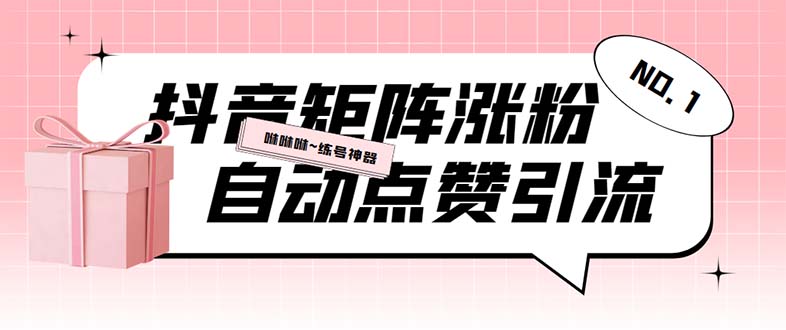 外面收费3988斗音矩阵涨粉挂机项目，自动化操作【软件+视频教程】-起飞项目网