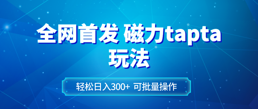 全网首发磁力toptop玩法 轻松日入300+-起飞项目网